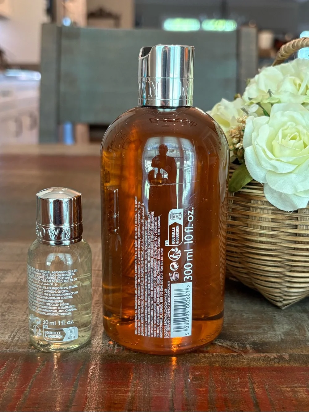 NEW Molton Brown HEAVENLY GINGERLILY Bath & Shower Gel + ORANGE & BERGAMOT Mini!